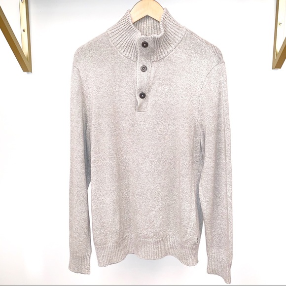 American Eagle Athletic Fit Mock Neck Zip Pullover - Picture 3 of 9